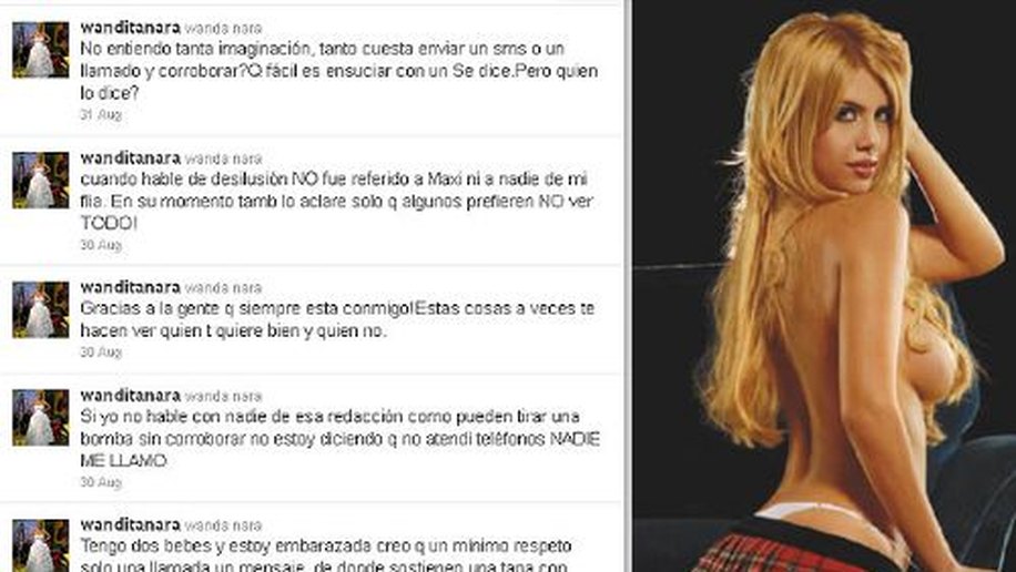 Mulher de Maxi López desmente rumores de separação
