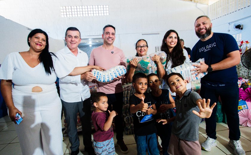 Alagoas Sem Fome beneficia mais de 300 famílias com doação de 2 toneladas de alimentos