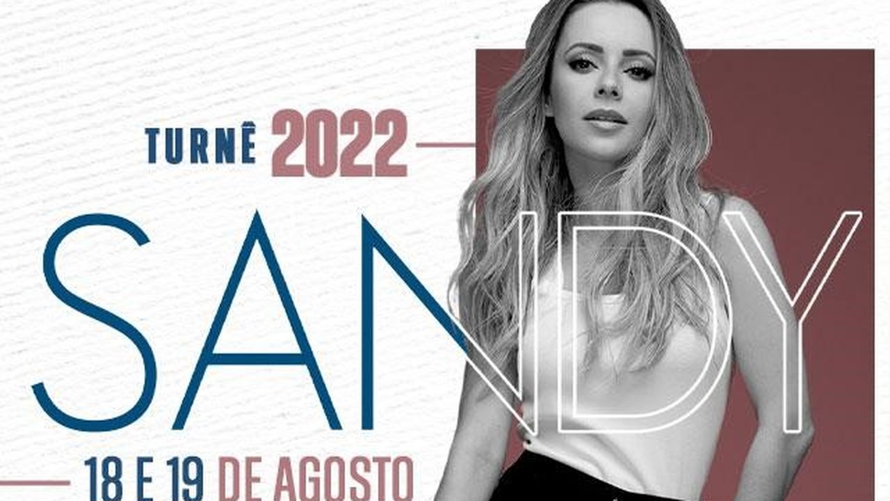 Sandy se apresenta no Espaço Unimed