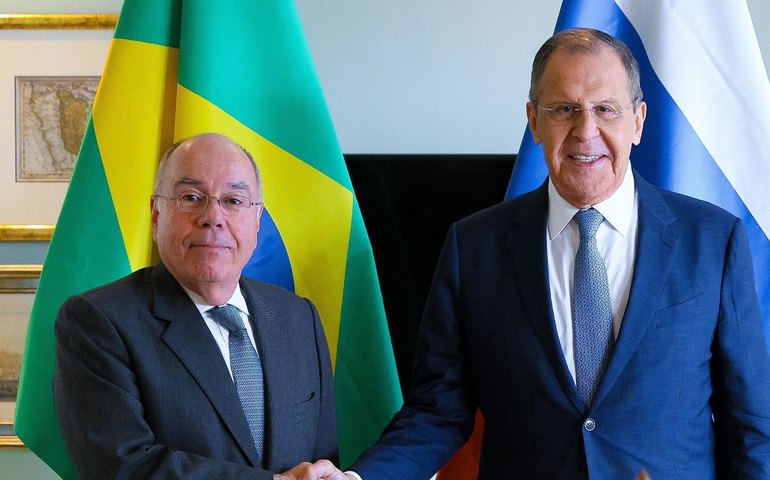 Lavrov vai participar do Conselho de Ministros do BRICS no Rio de Janeiro, diz Moscou