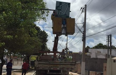 Serviços de sinalização permanecem intensificados em Arapiraca