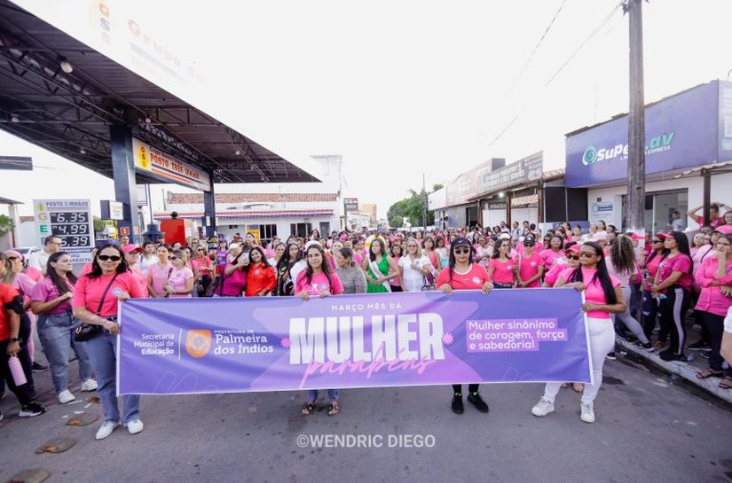 Prefeitura de Palmeira encerra mês de homenagens às mulheres com primeira edição da “Caminhada Delas”