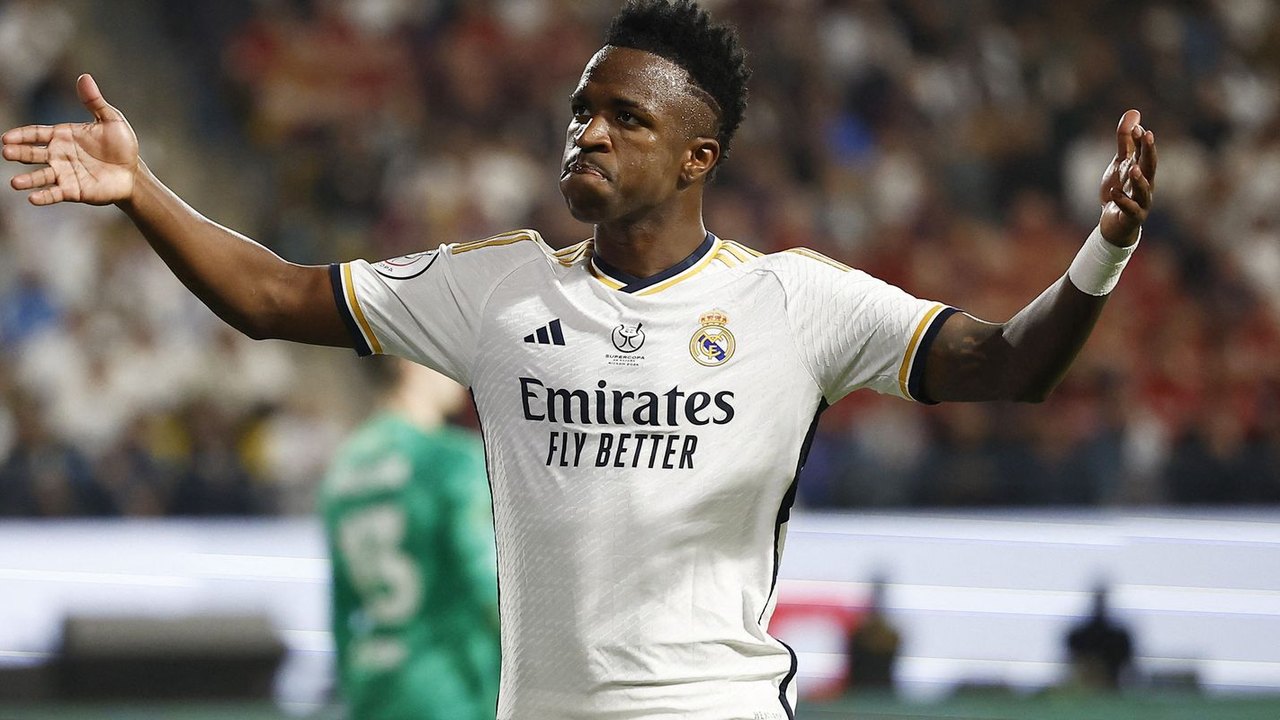 Vinícius Júnior brilha e Real Madrid conquista Supercopa da Espanha