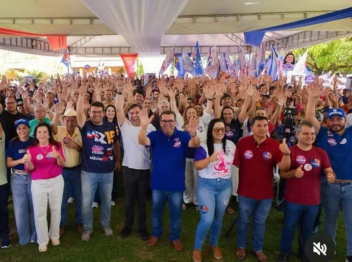 Grande ato político em Mar Vermelho consolida apoio às candidaturas de Isnaldo Bulhões e Fátima Canuto