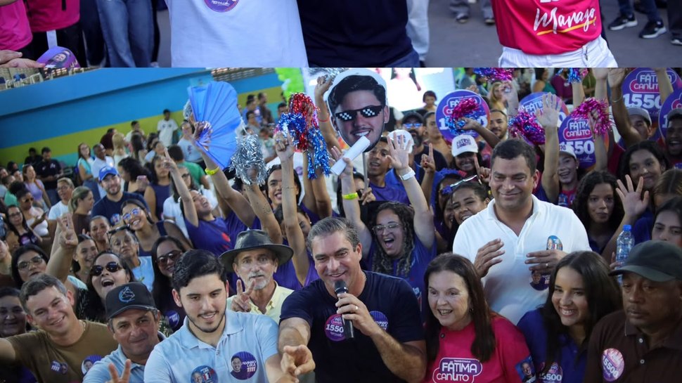 Fátima Canuto reúne multidão em Maragogi ao lado de Dani da Elba e Álvaro Lira