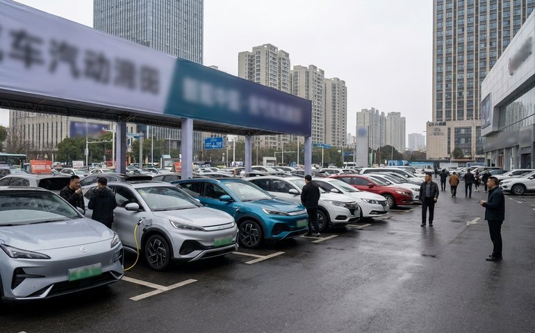 China: vendas de automóveis seguem fracas, mas elétricos e híbridos atingem fatia recorde