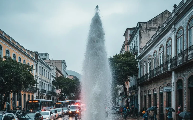 Águas do Rio afirma que vazamento em Botafogo será reparado ainda hoje