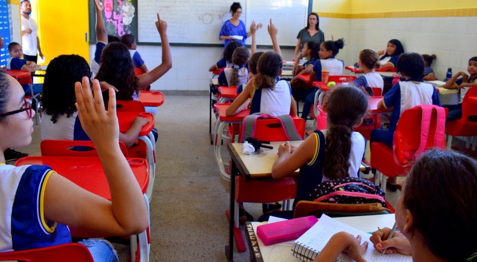 SALA DE AULA DE ESCOLA MUNICIPAL / Foto: Walter Martins