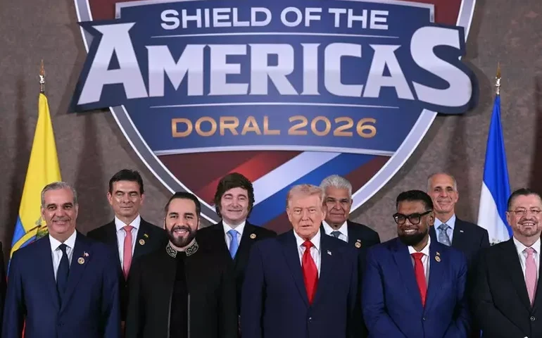 Trump lança coalizão contra narcotráfico com aliados sul-americanos