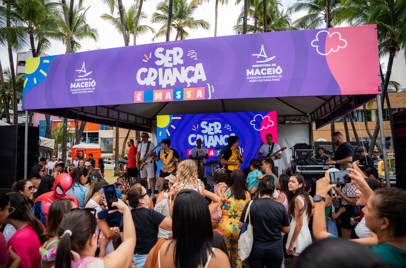 Alegria, música e diversão marcaram a celebração do Dia das Crianças em Maceió