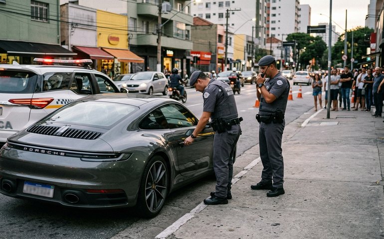 Homem tem Porsche roubada após encontro em SP; mulher exige pagamento para devolver veículo