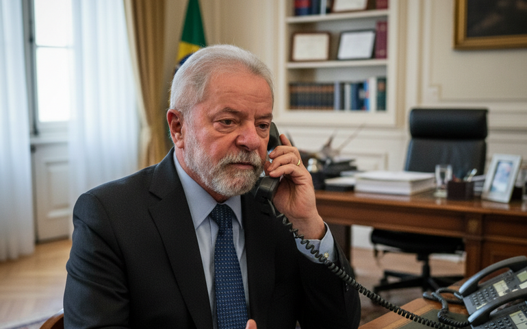 Lula conversa por telefone com Putin para tratar da crise na Venezuela