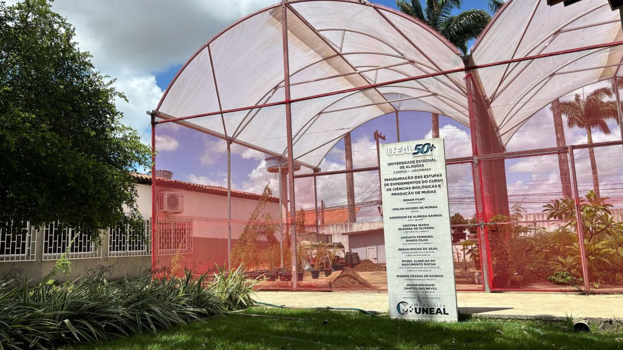 Estufas da Uneal são reconhecidas com selo da ONU concedido a instituições alinhadas à sustentabilidade