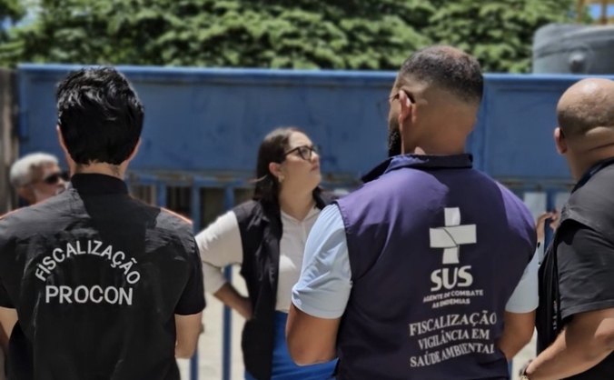 Fiscalização conjunta vai verificar qualidade da água em três residenciais da Santa Amélia.