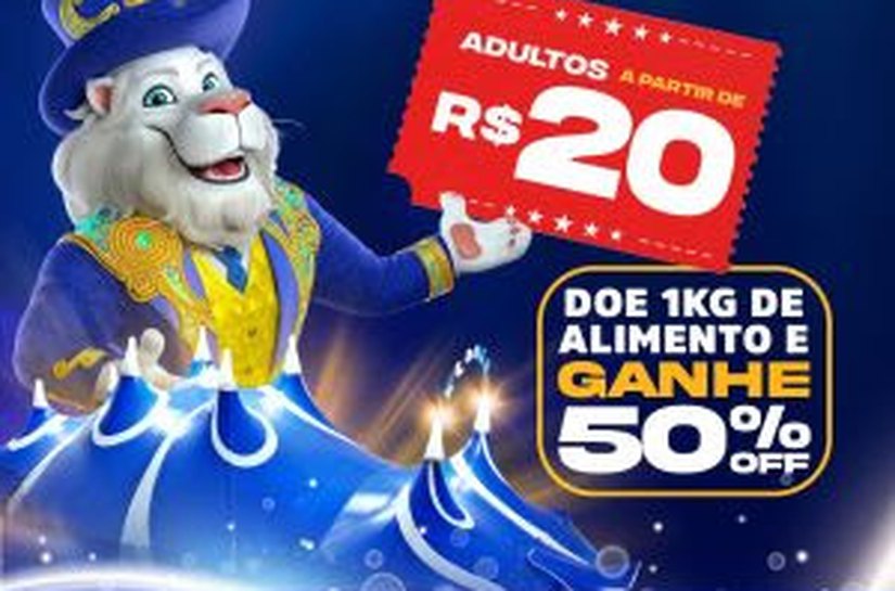 Internacional Circo Kroner lança Campanha Meia Solidária em Maceió nas últimas semanas da temporada