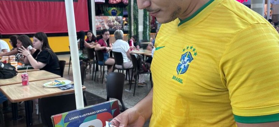 Lucas Antonio Pinheiro, colecionador, álbum de figurinhas, Copa 2026