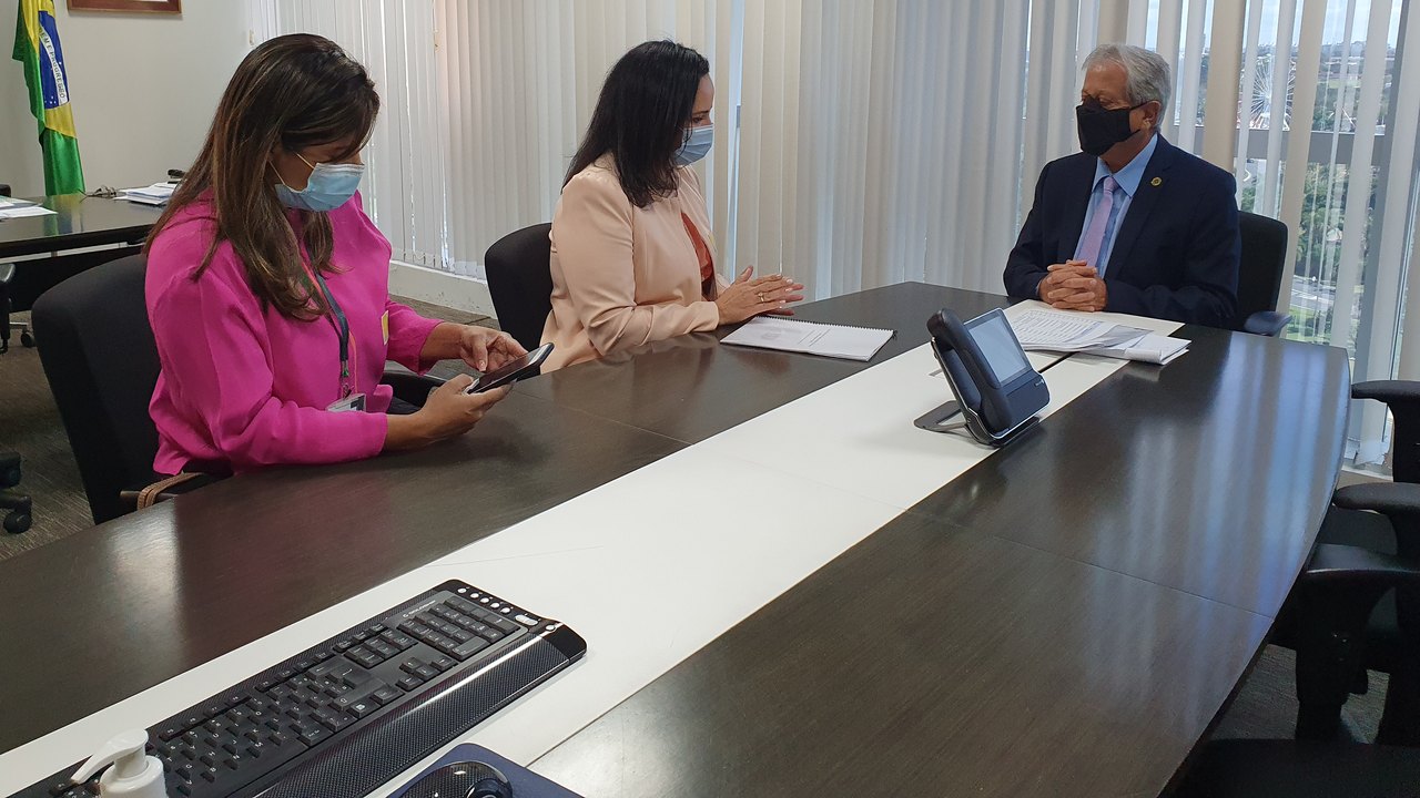 Em Brasília, Fabiana Pessoa tem agenda com Secretário Nacional de Promoção e Defesa dos Direitos da Pessoa