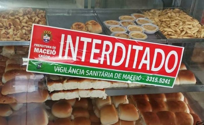 Padaria foi interditada no Benedito Bentes