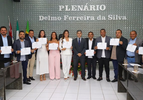 Prefeita Marcela Gomes é diplomada para seu segundo mandato Novo Lino