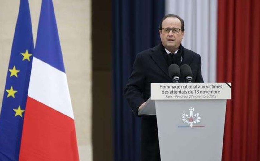 Lutas contra mudanças climáticas e terrorismo estão relacionadas, diz Hollande
