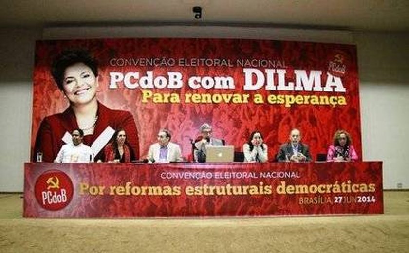 PCdoB oficializa apoio à reeleição de Dilma