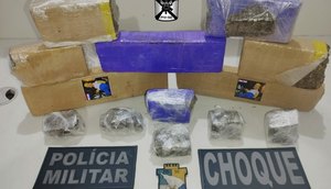 Homem é preso com 5kg de maconha em Nossa Senhora do Socorro / Foto: Foto: SSP/Divulgação