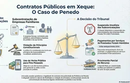 Processo no TJ leva à suspensão de contratos de publicidade ligados à família do prefeito de Penedo