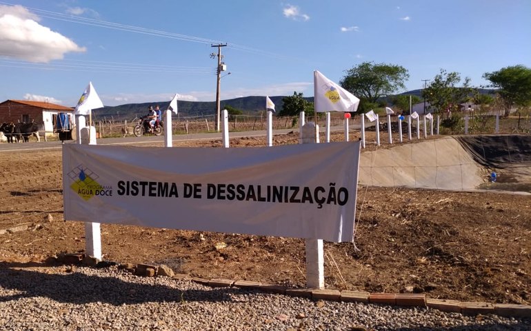Semarh entrega poço e sistema de dessalinização em Girau do Ponciano