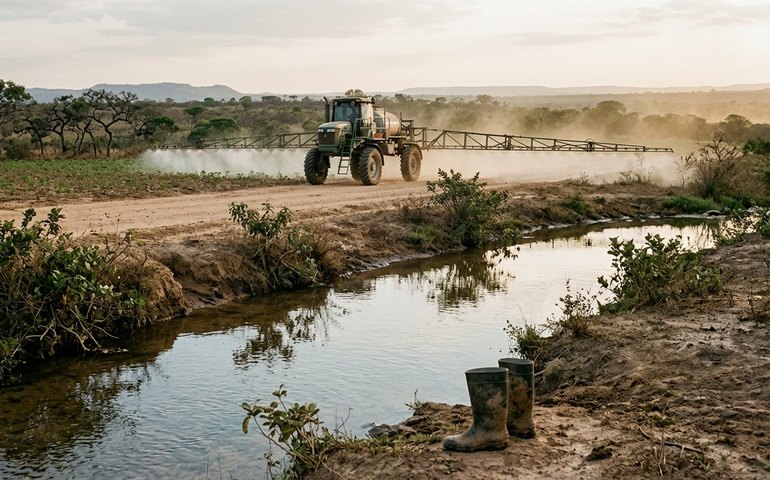 Organizações alertam que uso de agrotóxicos no Cerrado ameaça recursos e segurança hídrica