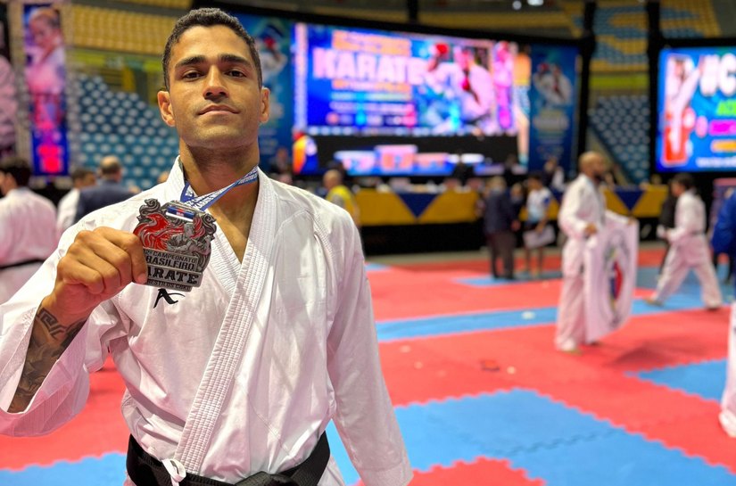 Sargento da Polícia Militar garante vaga no Mundial de Karatê, na Romênia