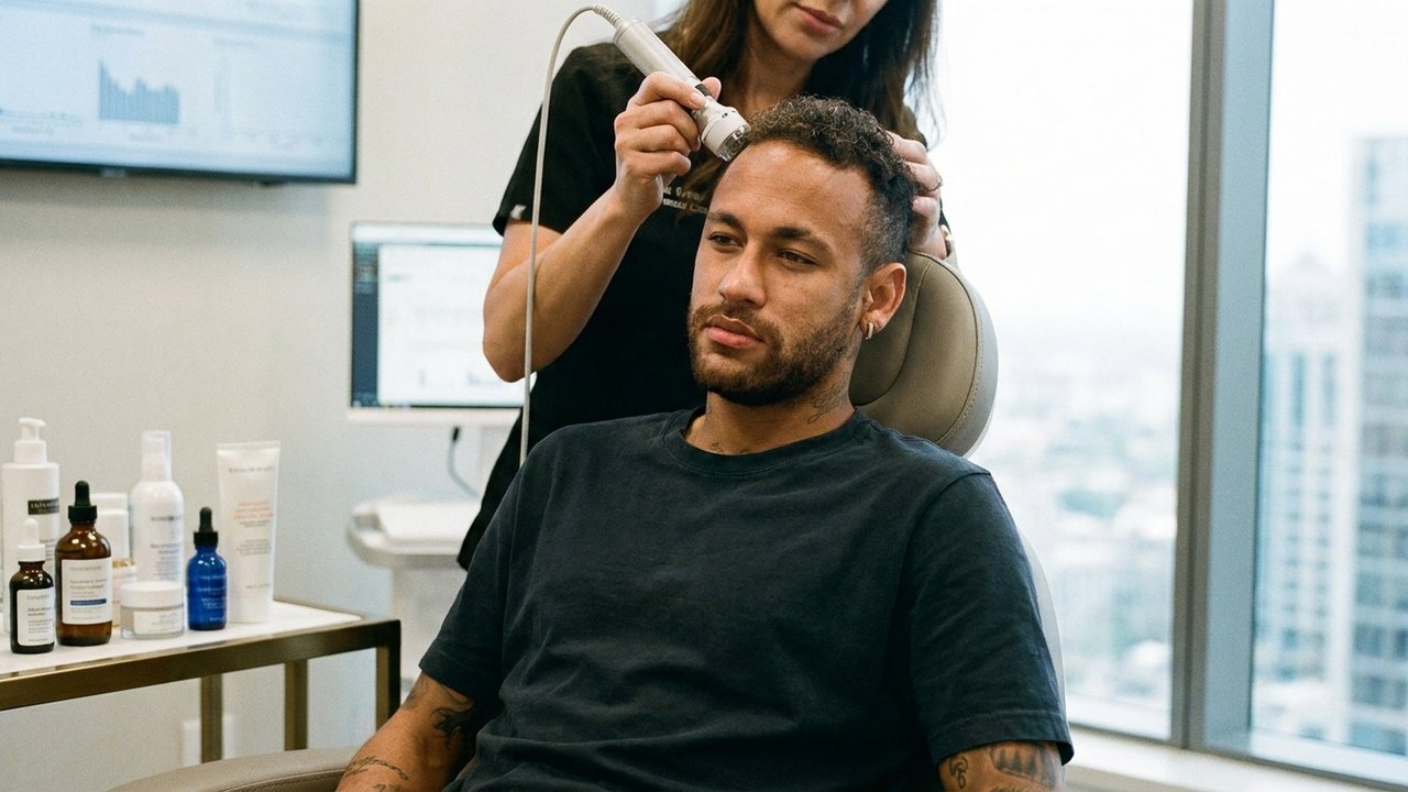 Cuidados com a pele e para prevenir queda de cabelo: veja os tratamentos feitos por Neymar