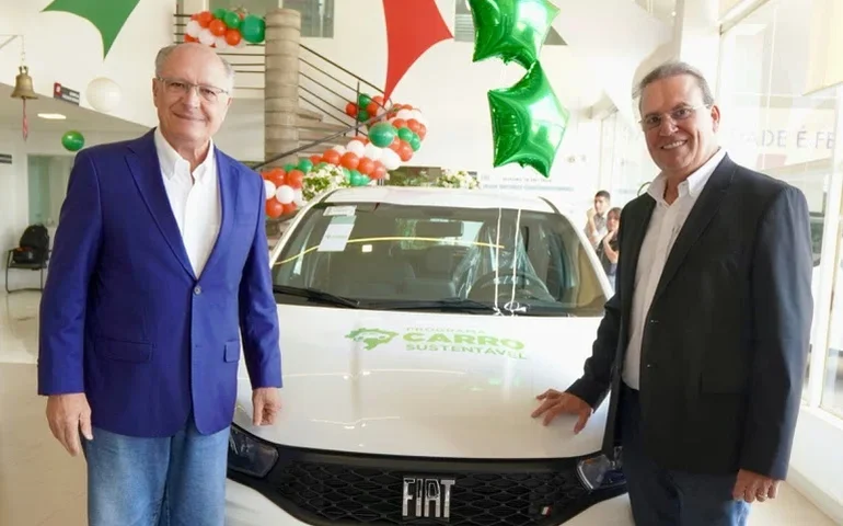 Alckmin comemora alta de 32,9% na venda de veículos populares desde o lançamento do Carro Sustentável