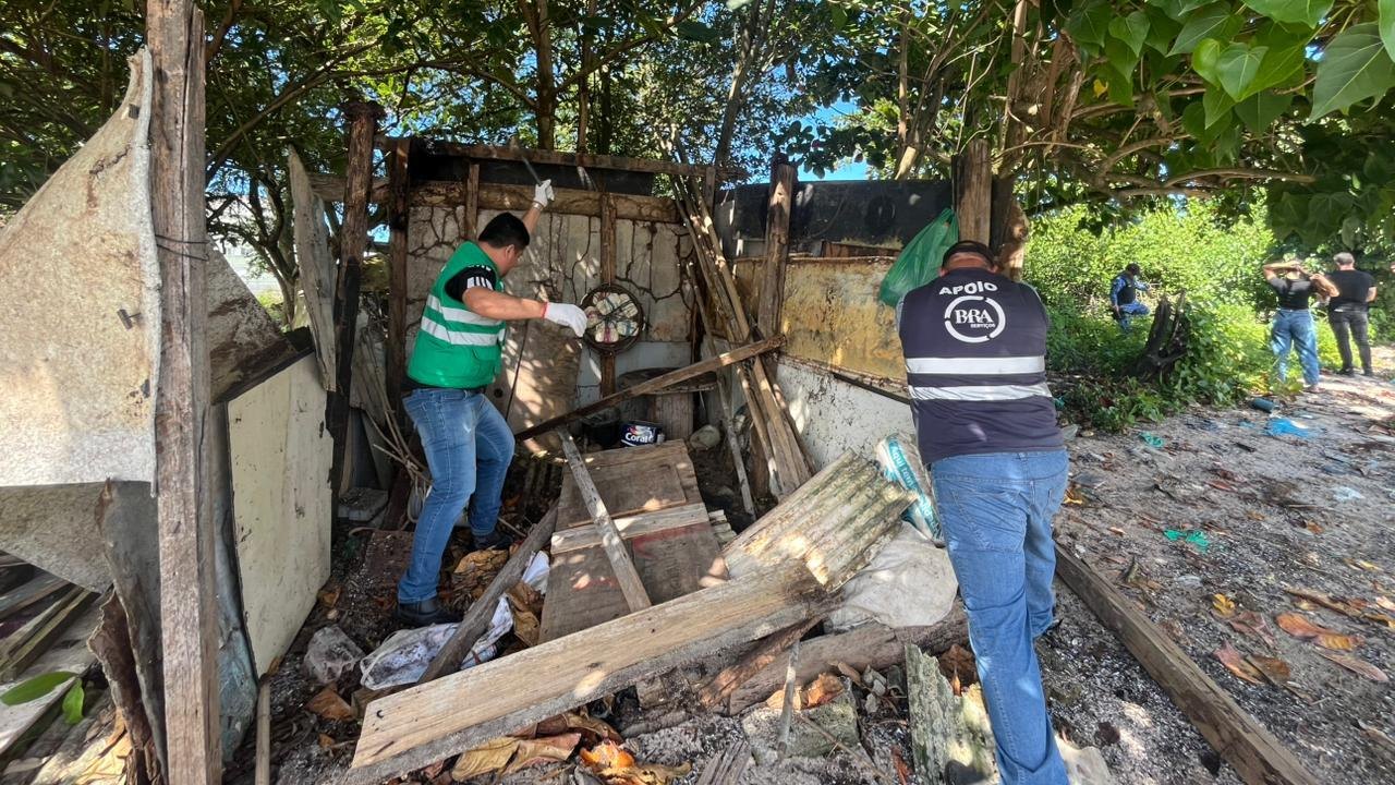 Segurança Cidadã apreende drogas e remove barracos irregulares no Vergel do Lago