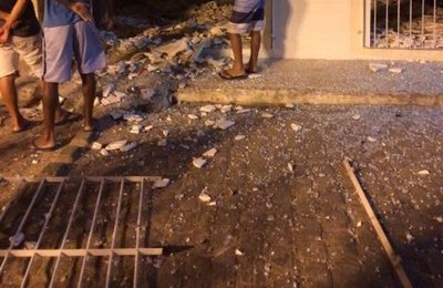Agência do Bradesco é explodida durante a madrugada em Traipu