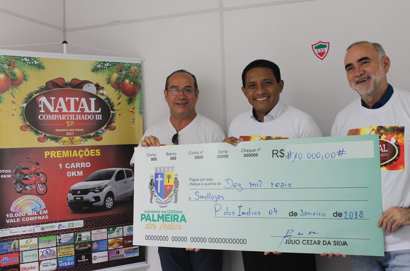 Prefeitura apoia Natal Compartilhado do Sindlojas de Palmeira dos Índios