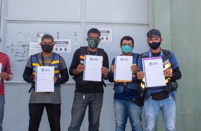 SMTT inicia mutirão e intensifica cadastro de mototaxistas em Maceió