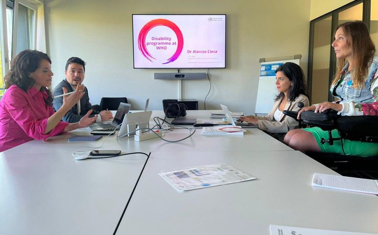 Mara Gabrilli conversa com ONU e OMS sobre vacinas e pessoas com deficiência