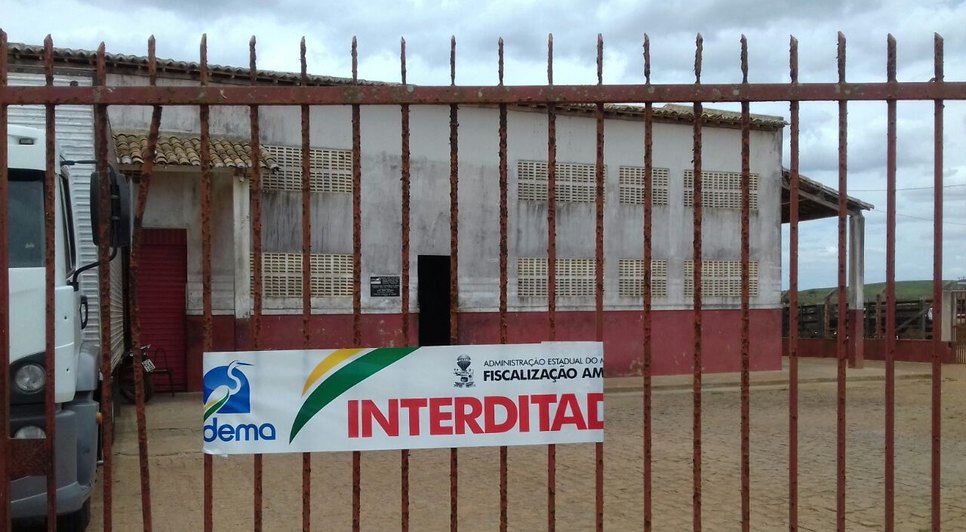 matadouro interditado carira / Foto: whatsapp
