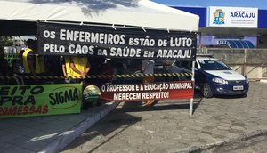 manifestação servcidores de Aracaju