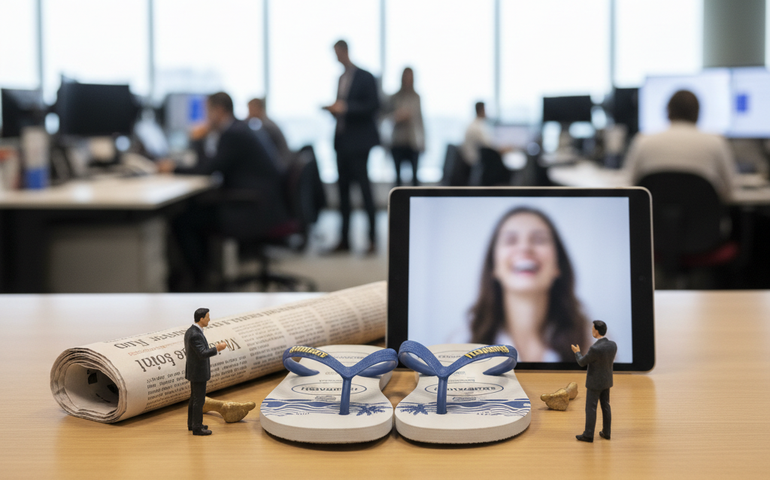 Comercial da Havaianas com Fernanda Torres ganha destaque na imprensa estrangeira