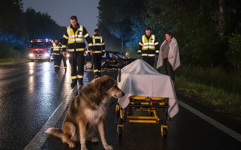 Cachorro sobrevive a acidente e permanece ao lado de tutora morta no Espírito Santo