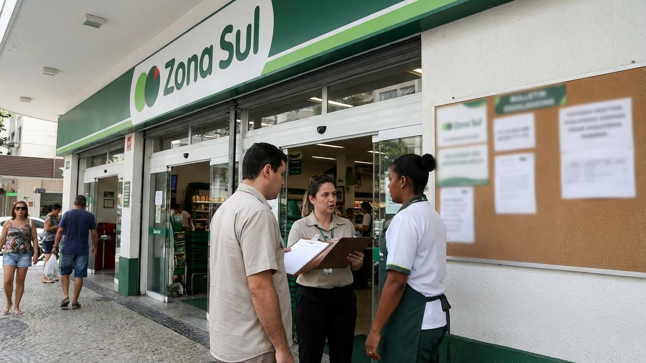 Supermercados Zona Sul entra na mira do MPT após carta enviada a funcionários em defesa do 'voto consciente'