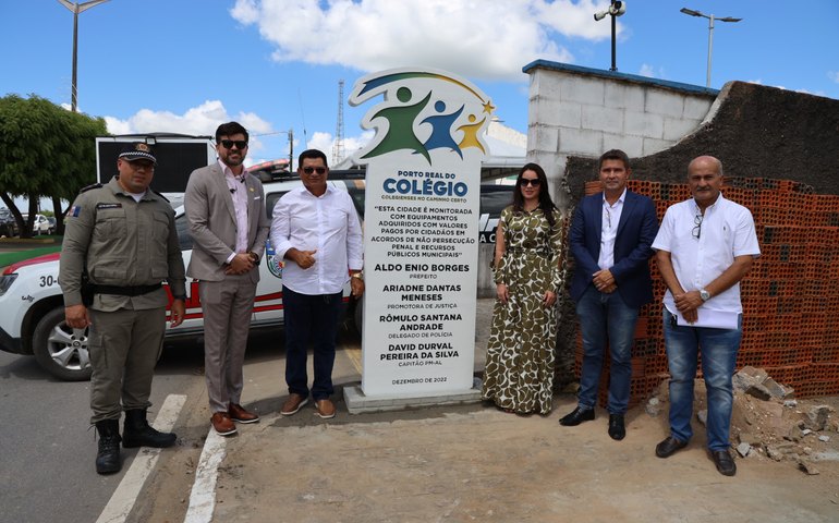 Iniciativa do Ministério Público garante sistema de videomonitoramento em Porto Real do Colégio