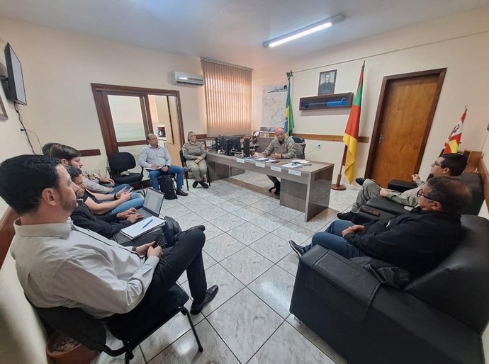 Comissão de estudo sobre câmeras corporais visita Brigada Militar do Rio Grande do Sul