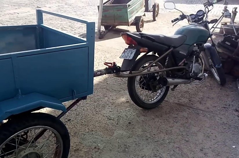 Uso de carretinha para motos: DER explica o que diz a lei