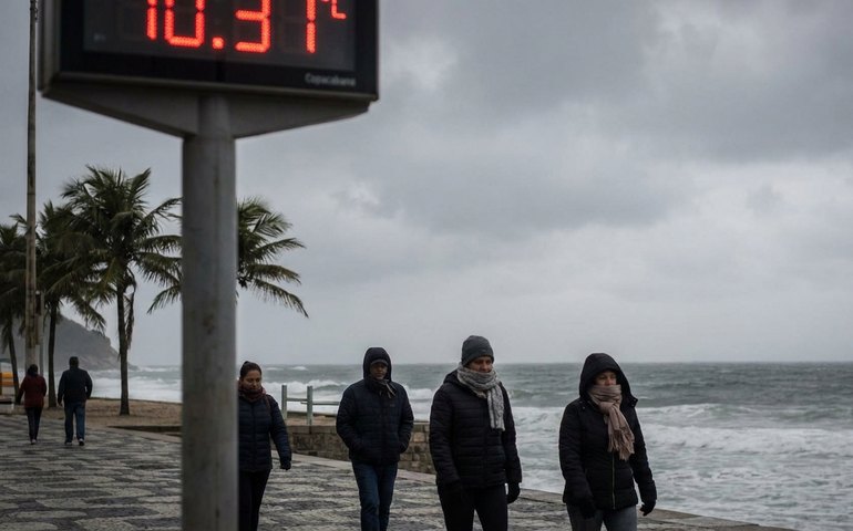 Temperatura pode cair a 11°C no Rio nesta segunda-feira