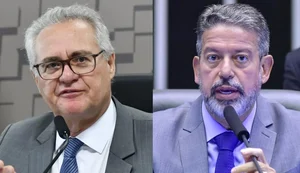 O senador Renan Calheiros e o deputado federal Arthur Lira / Foto: reprodução