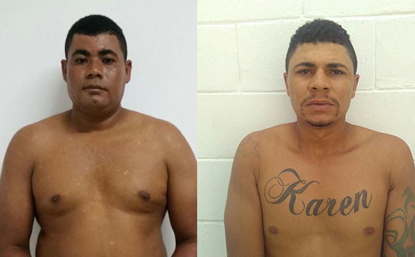 Presos irmãos acusados de duplo homicídio em Murici