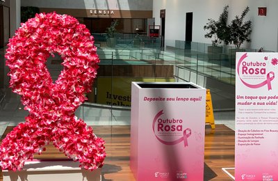  Parque Shopping inicia campanha de doação de lenços e cabelos em adesão à campanha