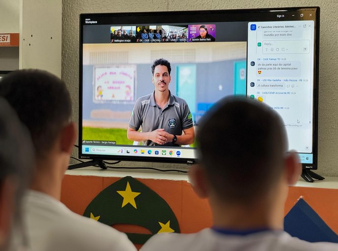 Adolescentes do Sistema Socioeducativo de Alagoas participam do projeto Caminhos Literários